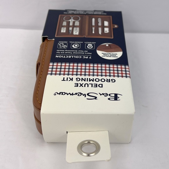 BEN SHERMAN DELUX MEN’S GROOMING KIT, 7 PIECES COLLECTION KIT, MANICURE SET - Picture 9 of 10